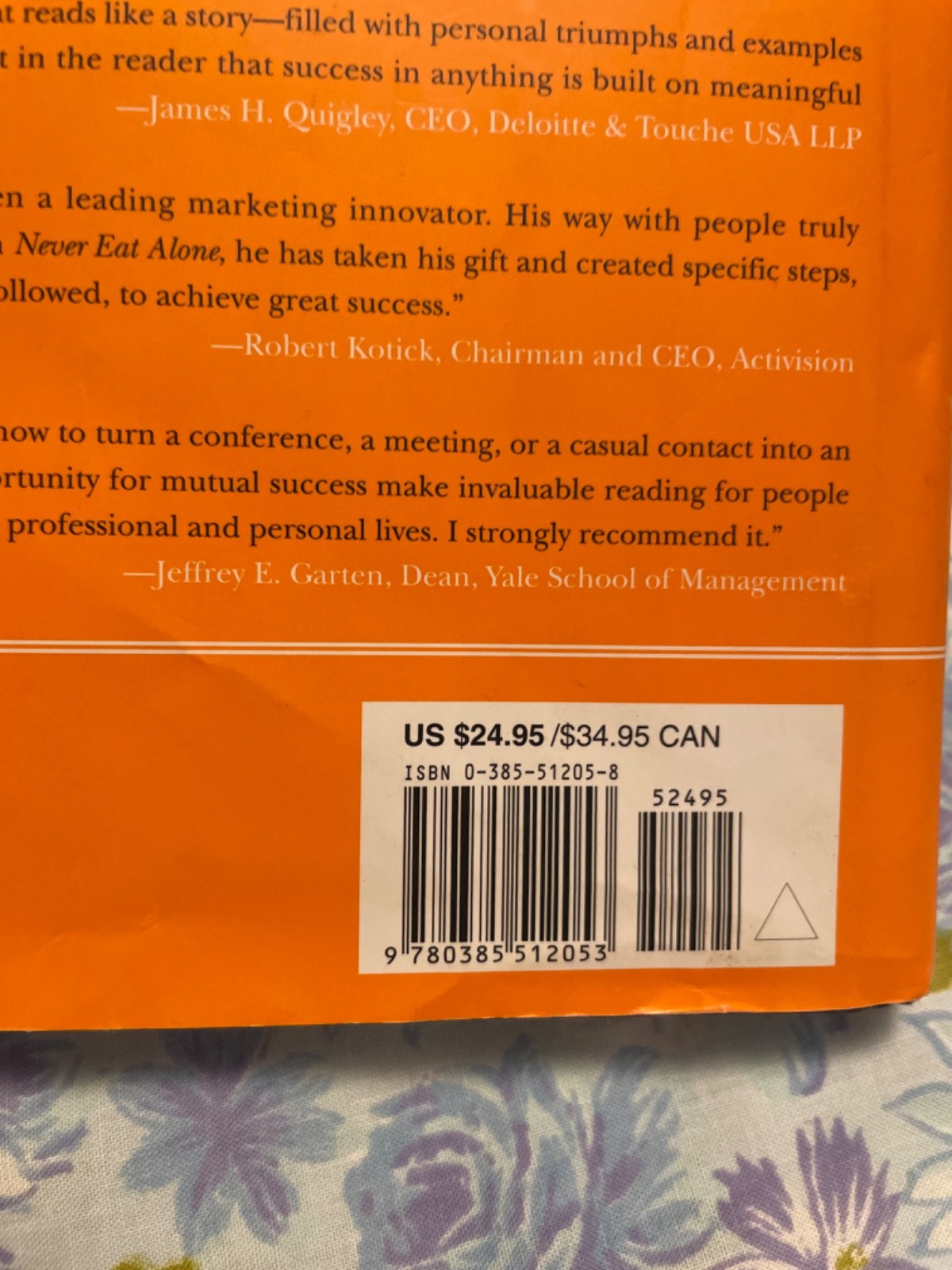 BOOK Never Eat Alone KEITH FERRAZZI Tahl Raz Other secrets to success one relati
