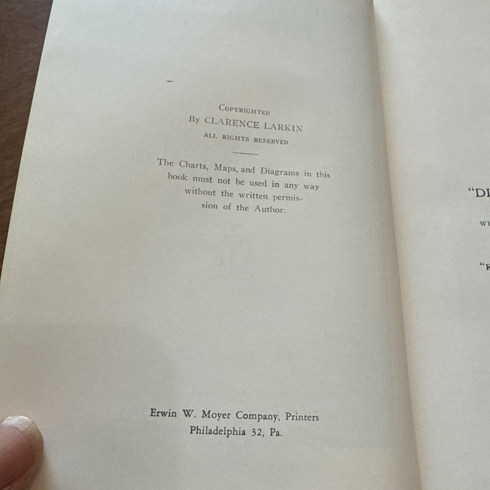 RIGHTLY DIVIDING THE WORD Clarence Larkin HC 1920 highlighting theology exegesis