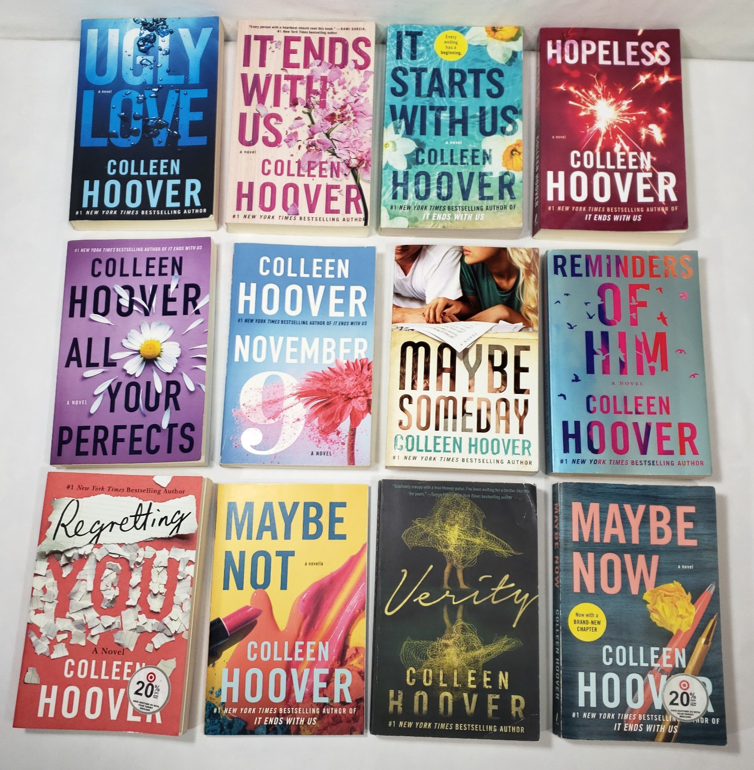 Colleen Hoover Books Lot Of 12 Instant Library Bundle Contemporary Romance Set