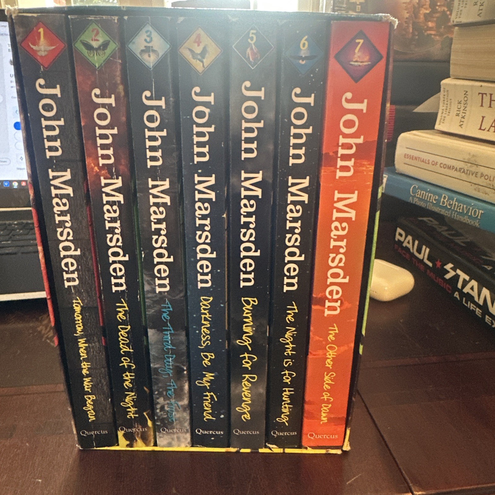 JOHN MARSDEN – THE TOMORROW SERIES COMPLETE 7 BOOK COLLECTION BOX SET – RARE OOP