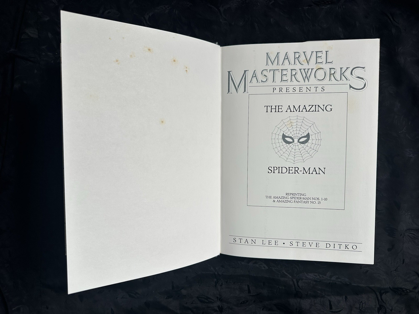 Marvel Masterworks Amazing Spiderman Vol. 1. AMS #1-10 & Amazing Fantasy #15.