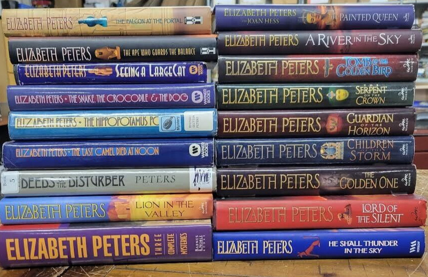 Hardcover Elizabeth Peters AMELIA PEABODY Complete Series Lot (1-20) Set HC