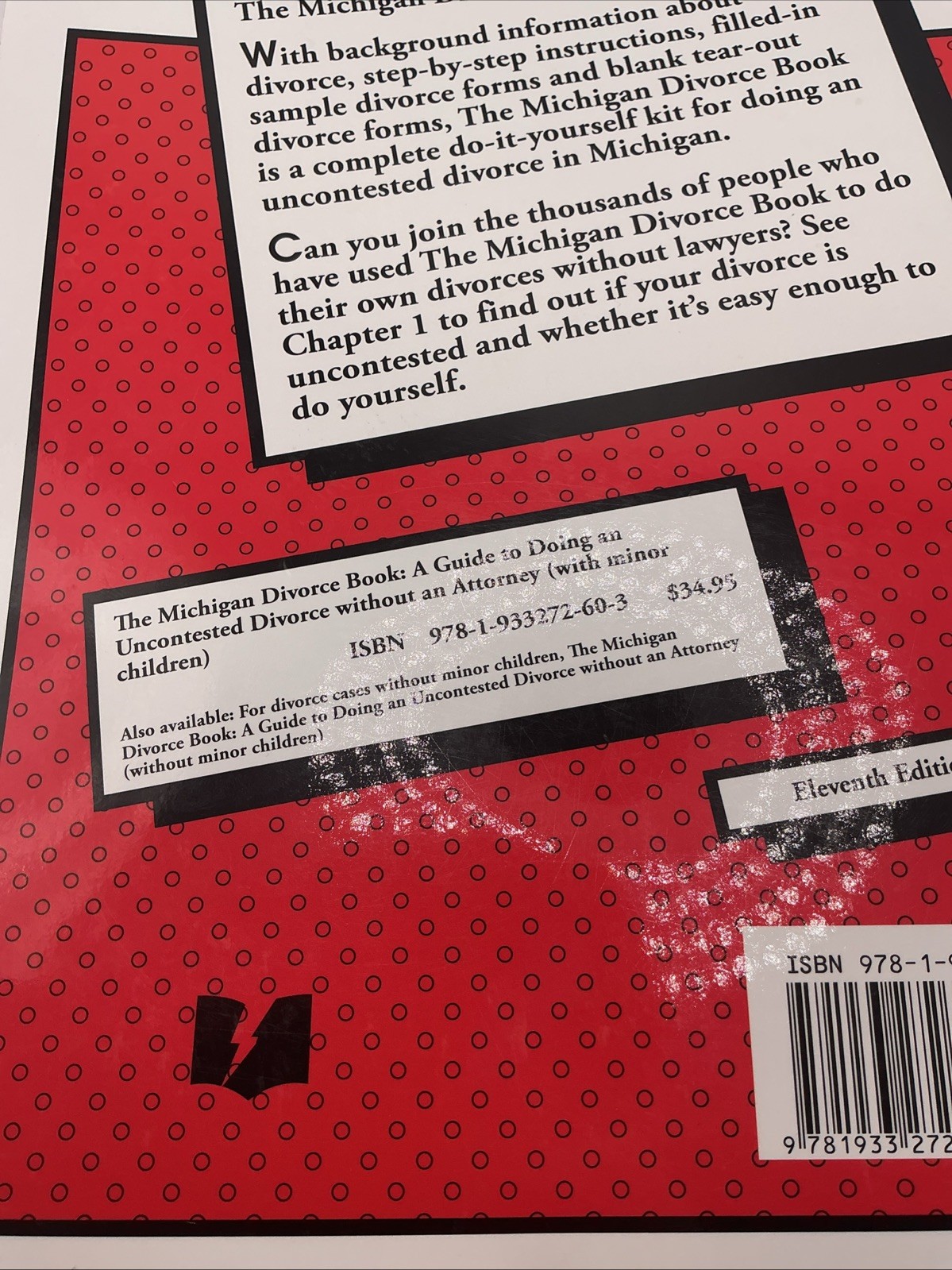 Michigan Divorce Book with Minor Children by Alan Bloomfield (2018, Trade…