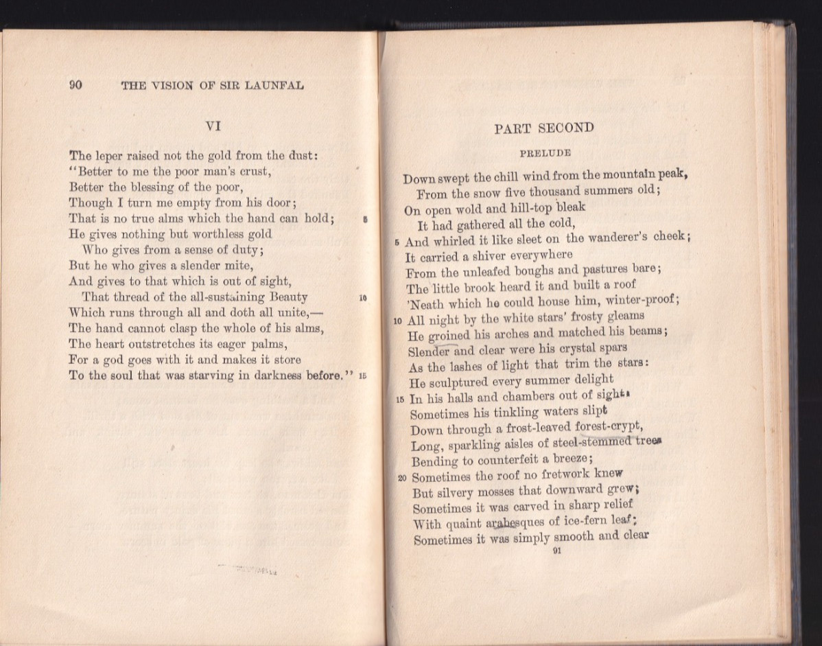 The Ancient Mariner & The Vision of Sir Launfal (HB, 1902, 104 pages)