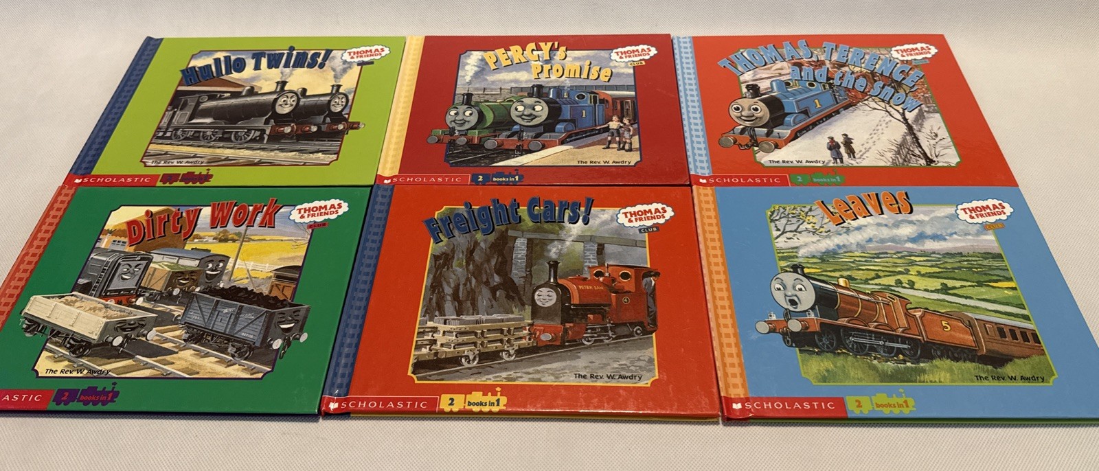 Thomas & Friends Club 2 Books In 1 Lot 23 Hardcover Stories Percy Harold Bertie
