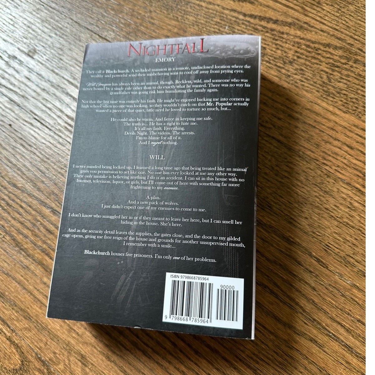 Nightfall Penelope Douglas Oop Indie Paperback