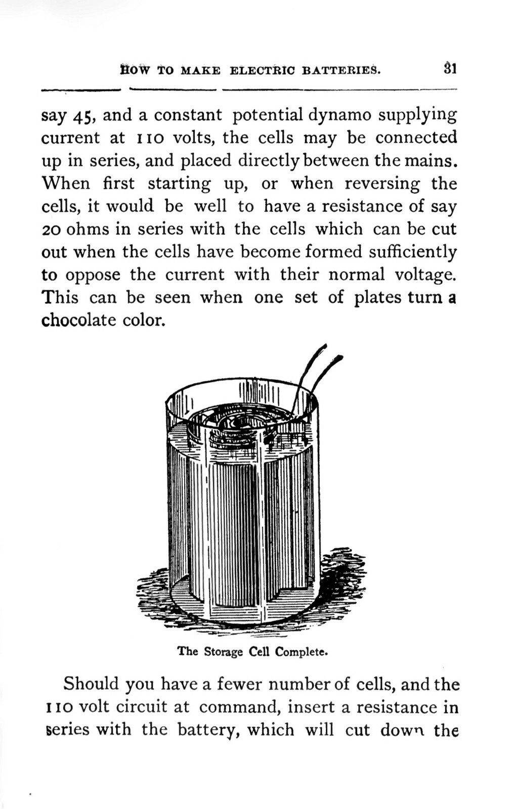 How To Make Electric Batteries At Home 1903 (51pg)