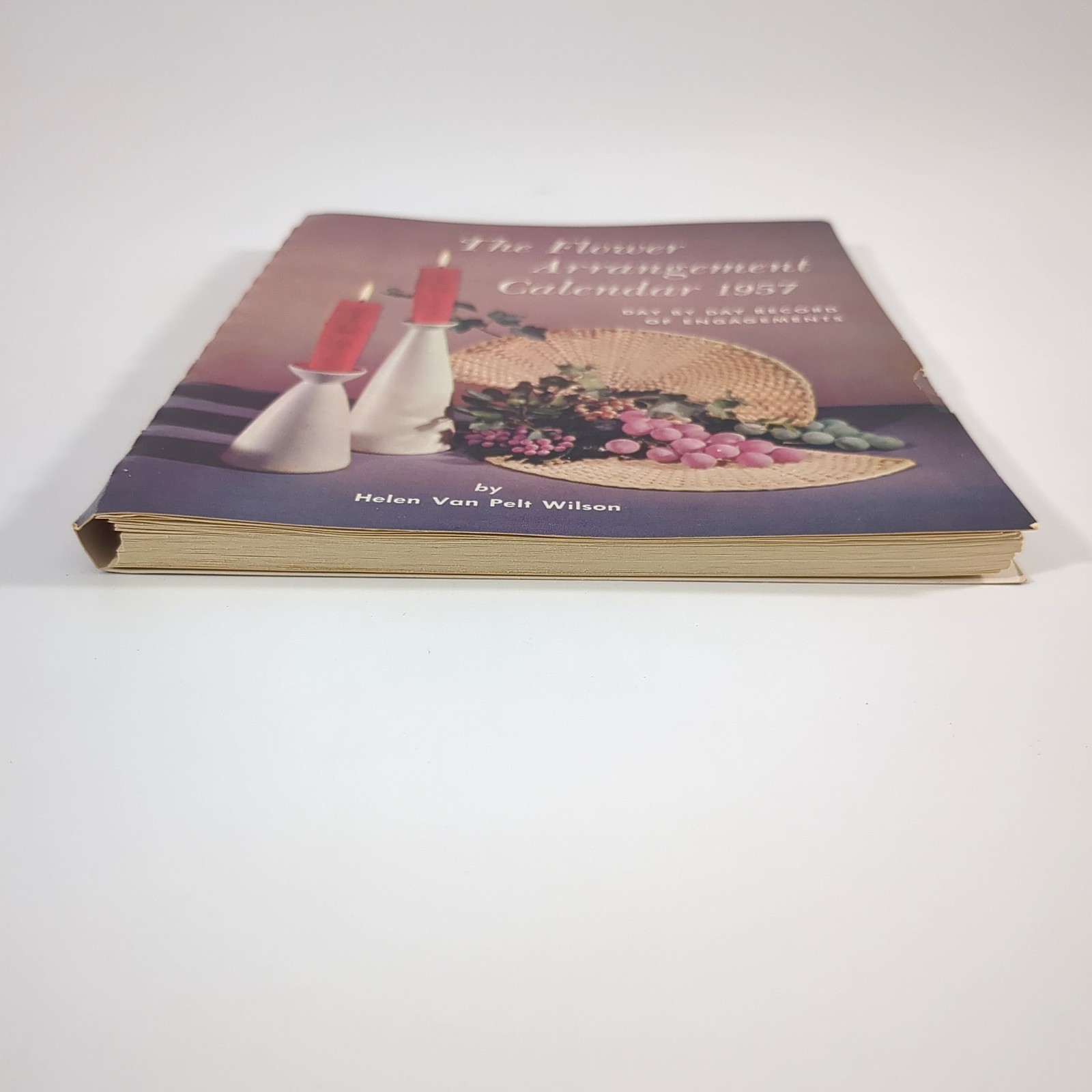 Flower Arrangement Calendar 1957 Floral Design Planner Box Helen Van Pelt Wilson