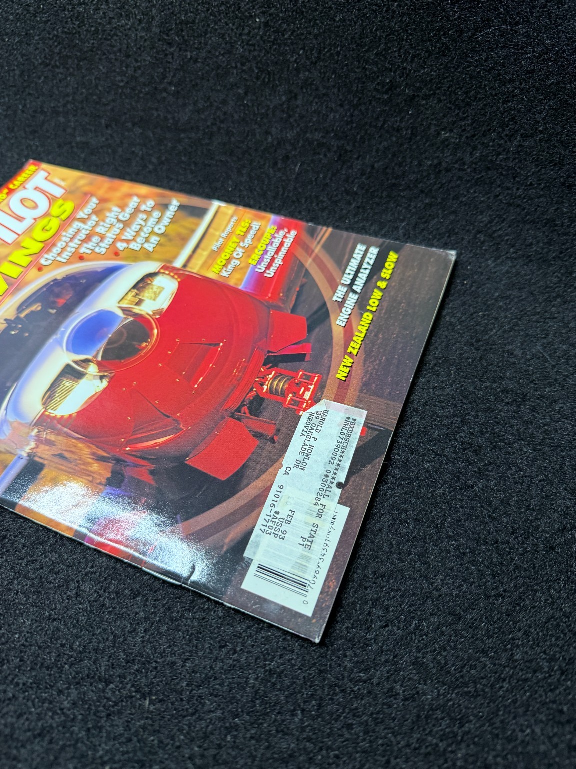 Plane & Pilot Magazine March 1992 First Wings Aviation Flying Aircraft Vintage