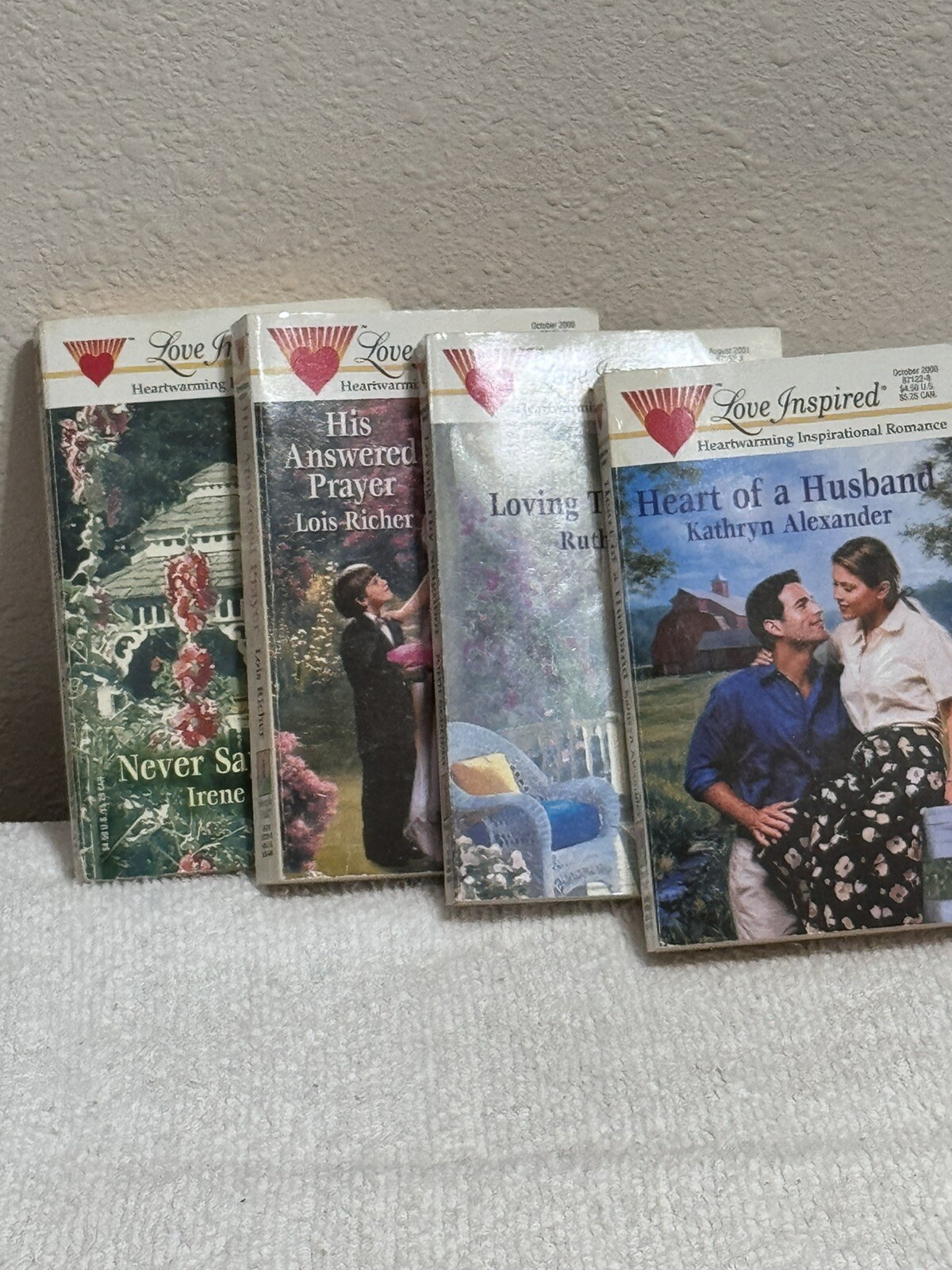 Steeple Hill Love Inspired Series Lot 4 Paperback Books