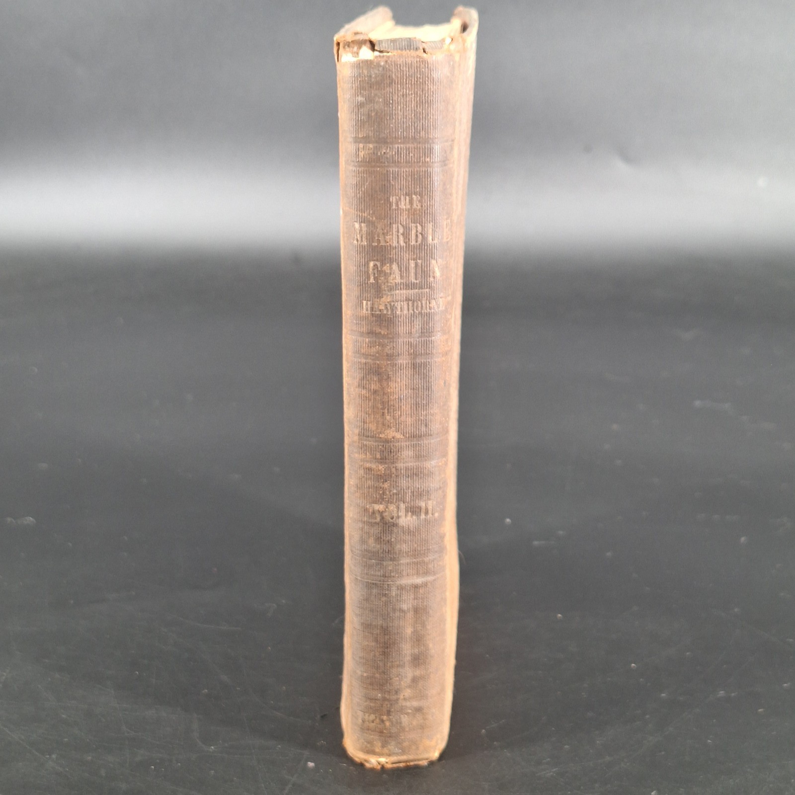 Antique 1860 Book The Marble Faun Monte Beni Nathaniel Hawthorne Volume II