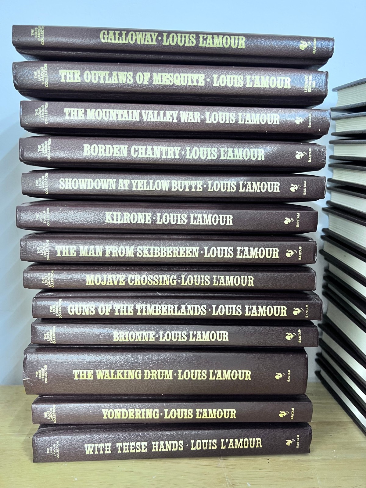 Louis L’Amour Leatherette Hardcover Books (Sold Individually) Read description!!