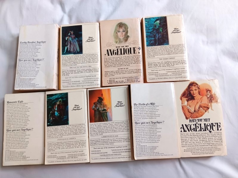 Sergeanne Golon–ANGELIQUE Complete Set of 9 Books Paperbacks