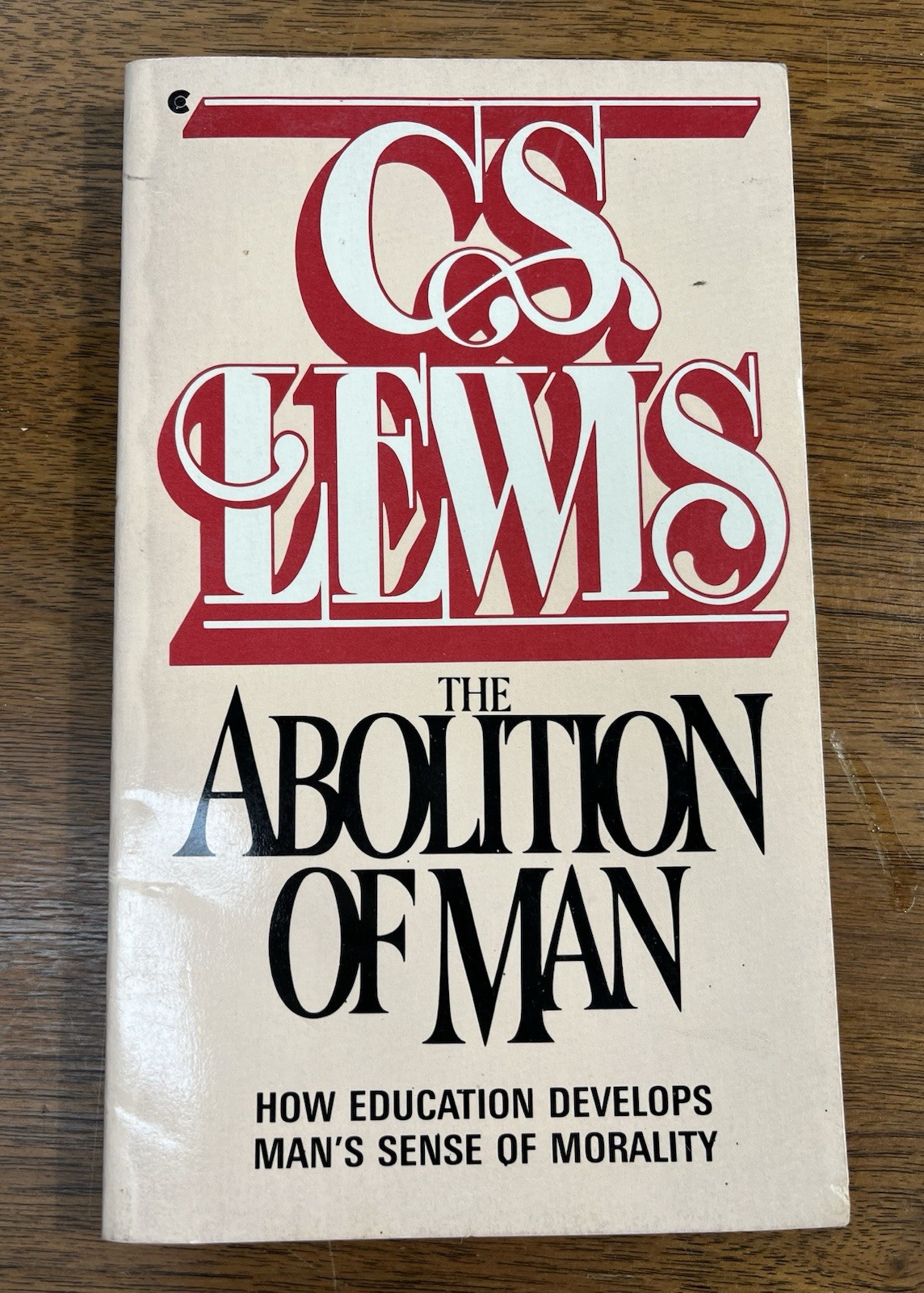 Vintage CS Lewis Collier Paperback Books The Problem with Pain Abolition of Man