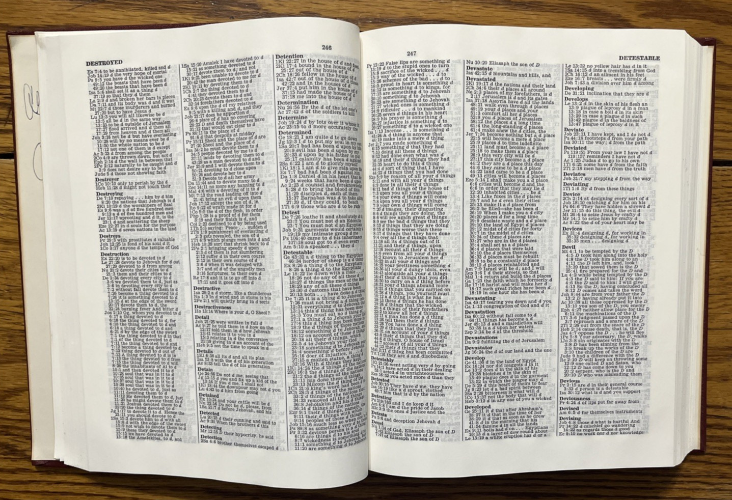 New World Translation HC Large Bible & Comprehensive Concordance Watchtower