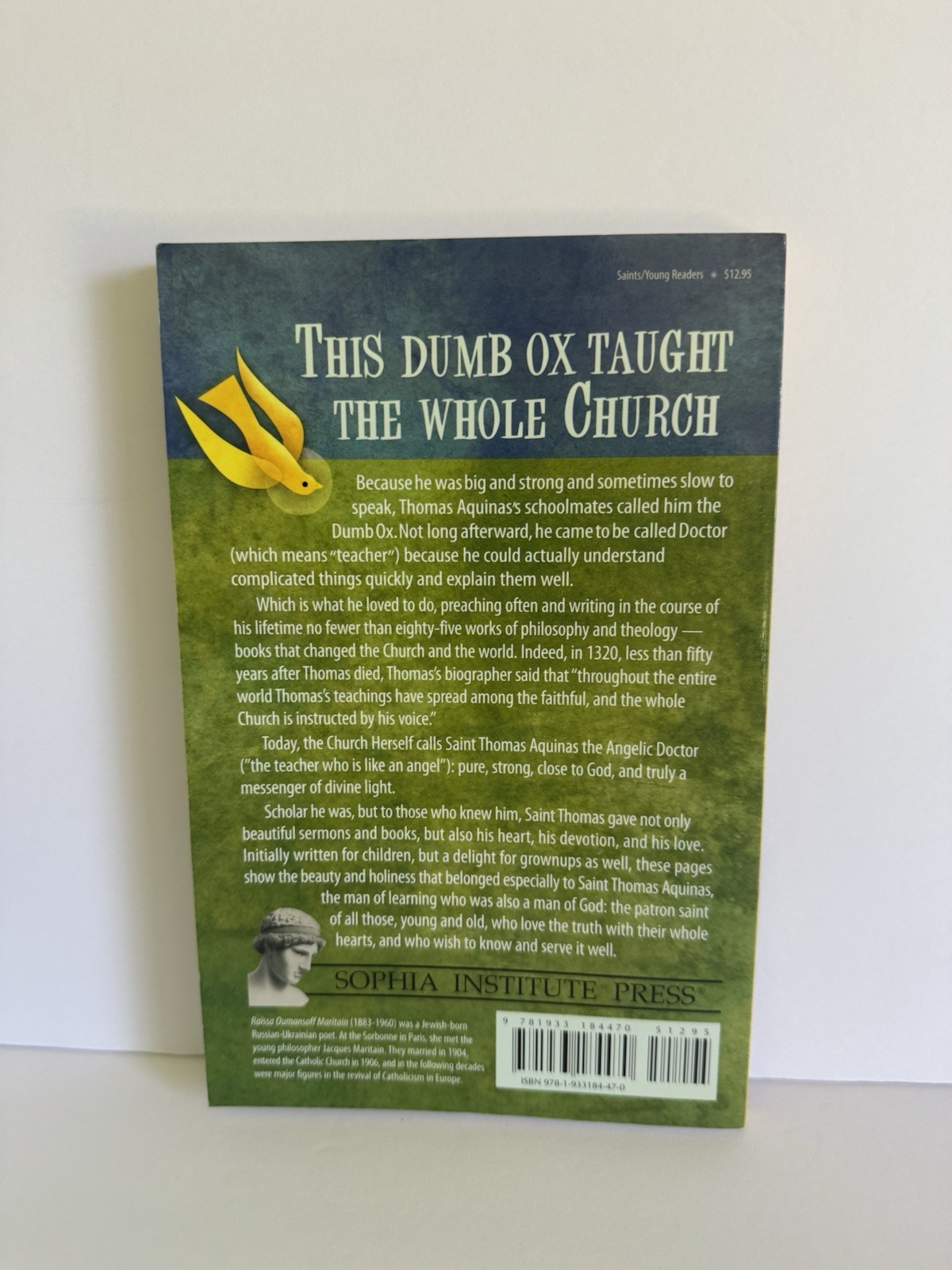Saint Thomas Aquinas For Children and the – Paperback, by Raissa Maritain