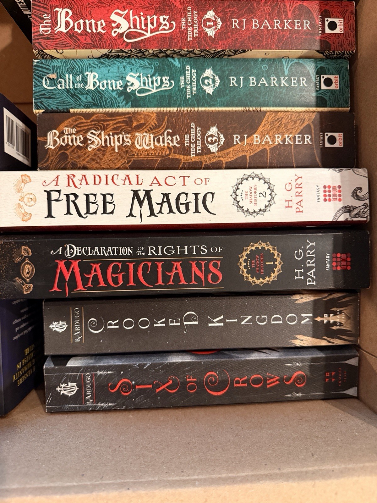 Fantasy Book Lot 13 Joe Abercrombie RJ Barker Leigh Bardugo Katherine Addison