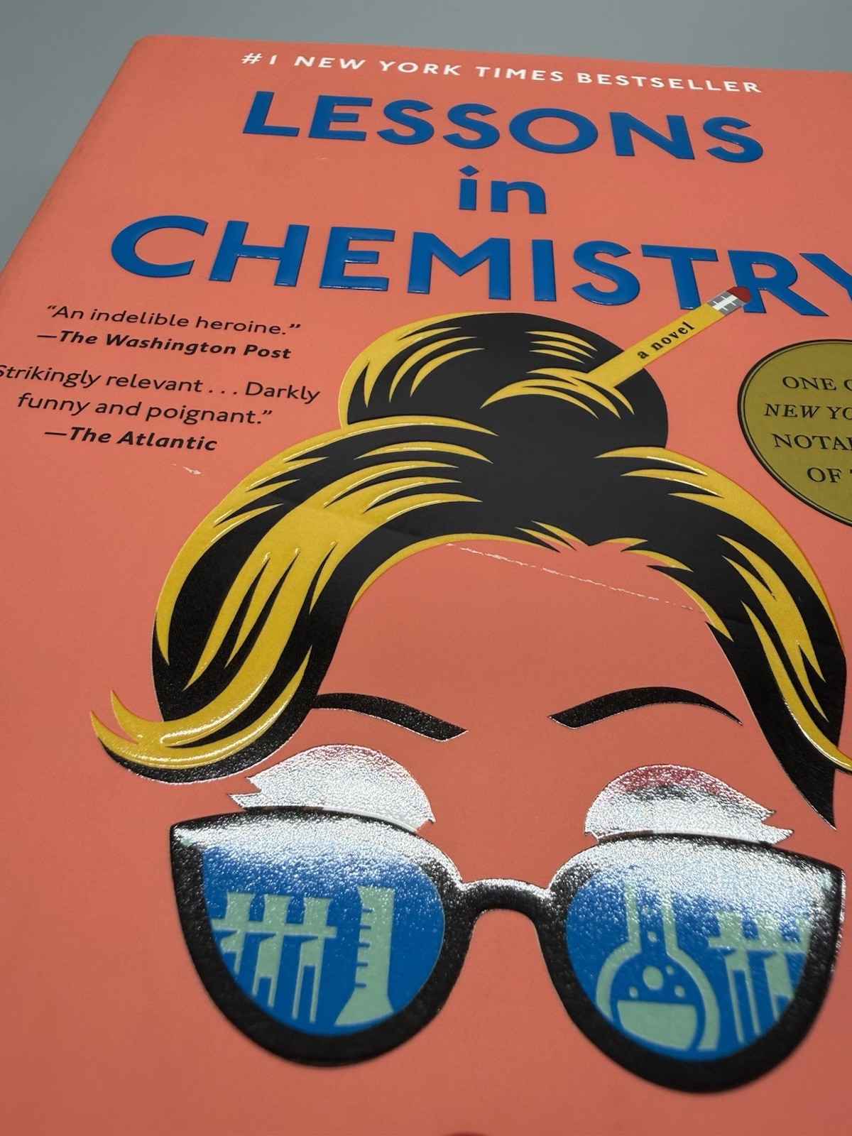 Bonnie Garmus Lessons in Chemistry Hardcover Novel, Fiction Contemporary Women