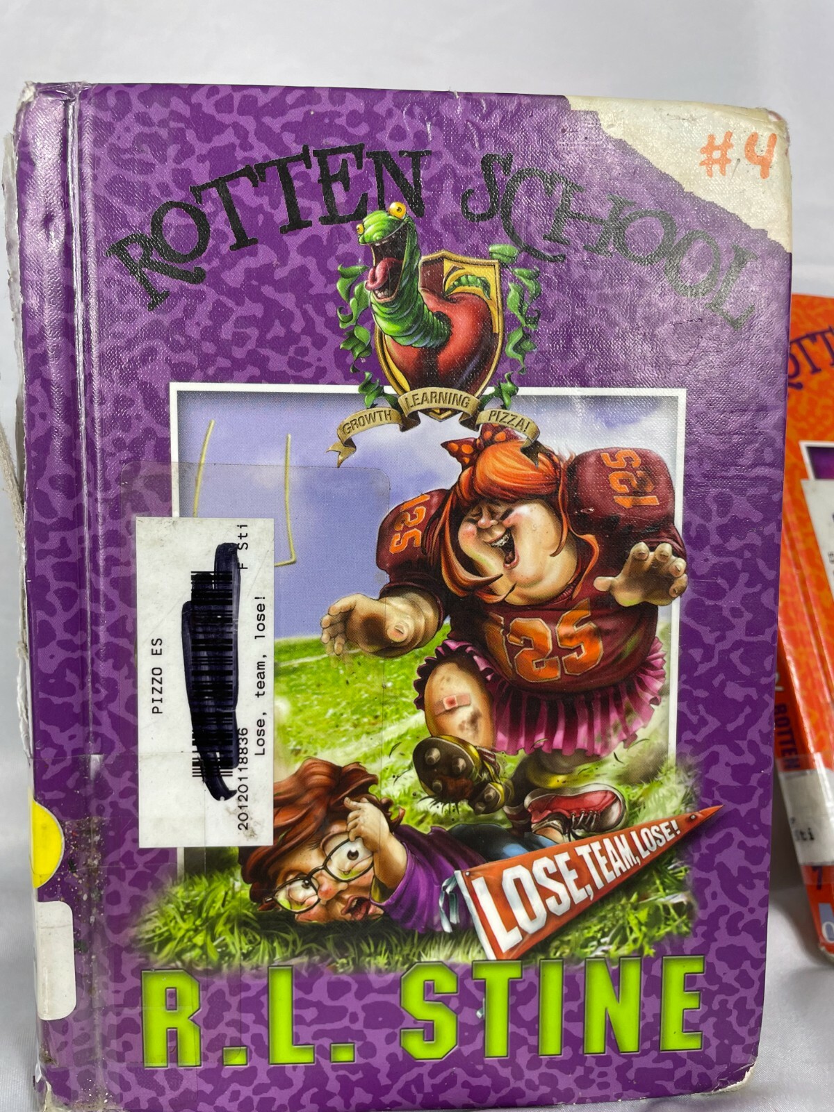 Rotten School R.L.Stine 4 Books Lose team lose Battle of the Diddys,School is Ha
