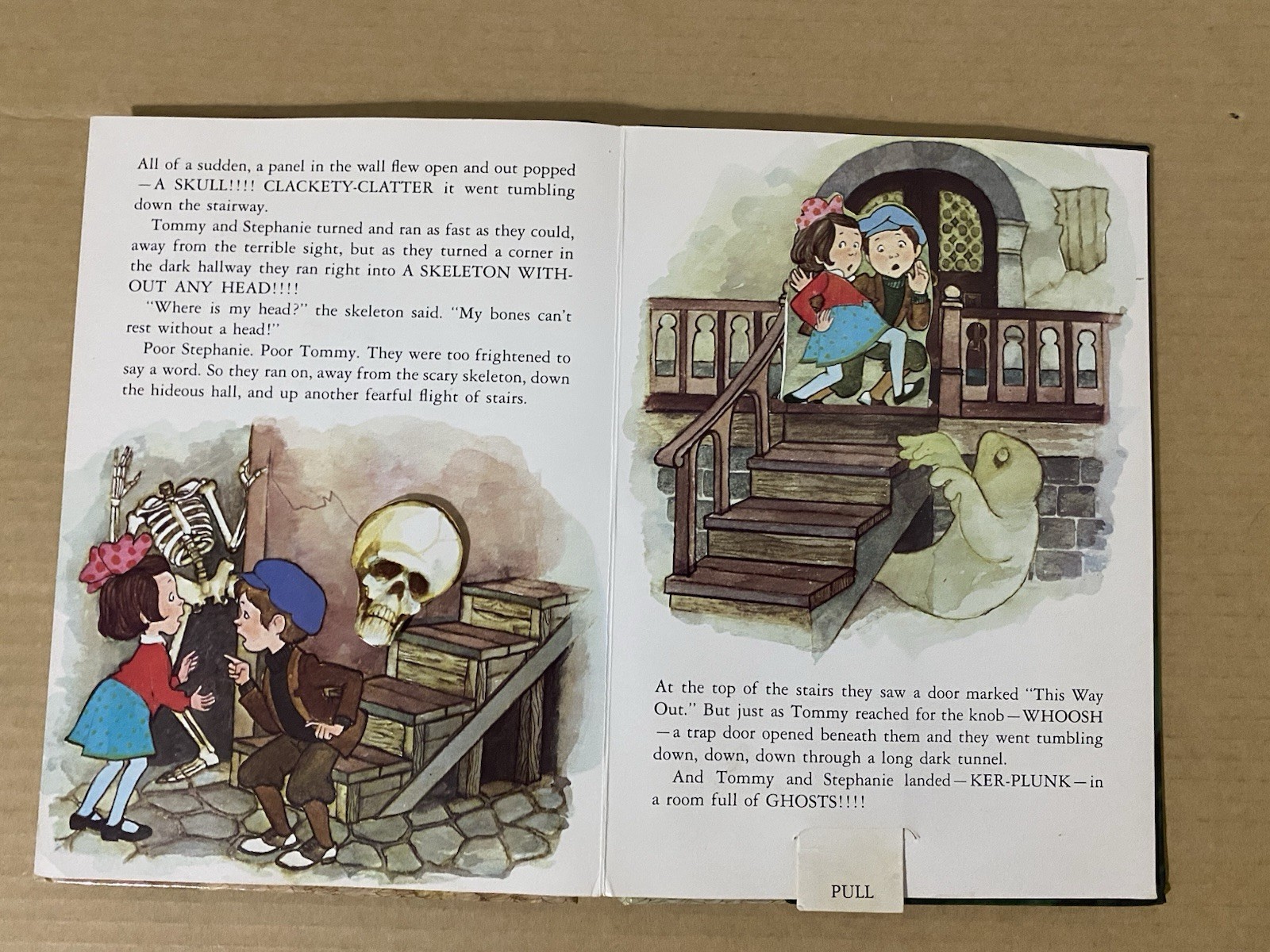Vtg A Visit To The Haunted House Troll Pop-Up Book 1987 Hallmark Halloween