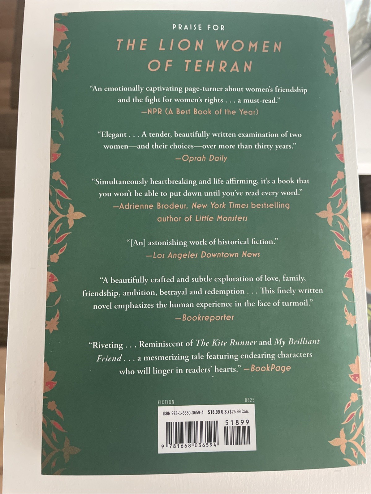 The Lion Women of Tehran – Marjan Kamali – Paperback – FAST SHIP !!!