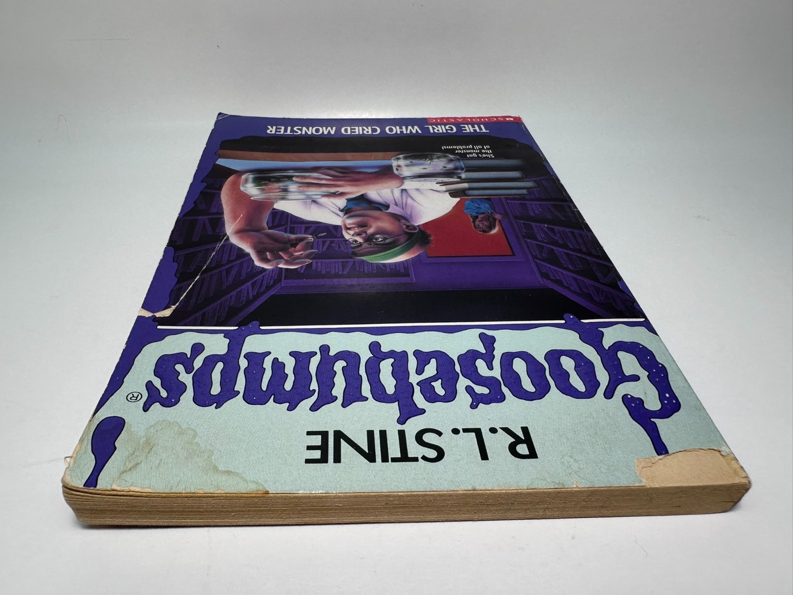 26th Print #8 The Girl Who Cried Monster Goosebumps Original Stine BARGAIN BIN
