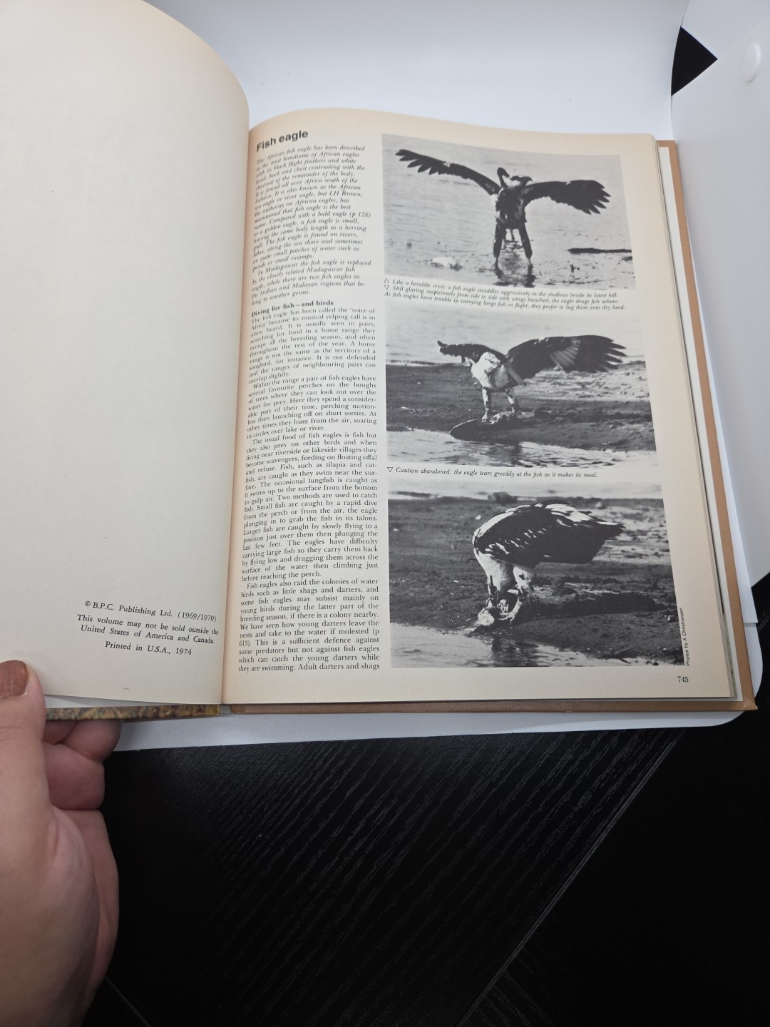 Vintage Funk and & Wagnalls Wildlife Encyclopedia Volume 7 Hardcover 1974