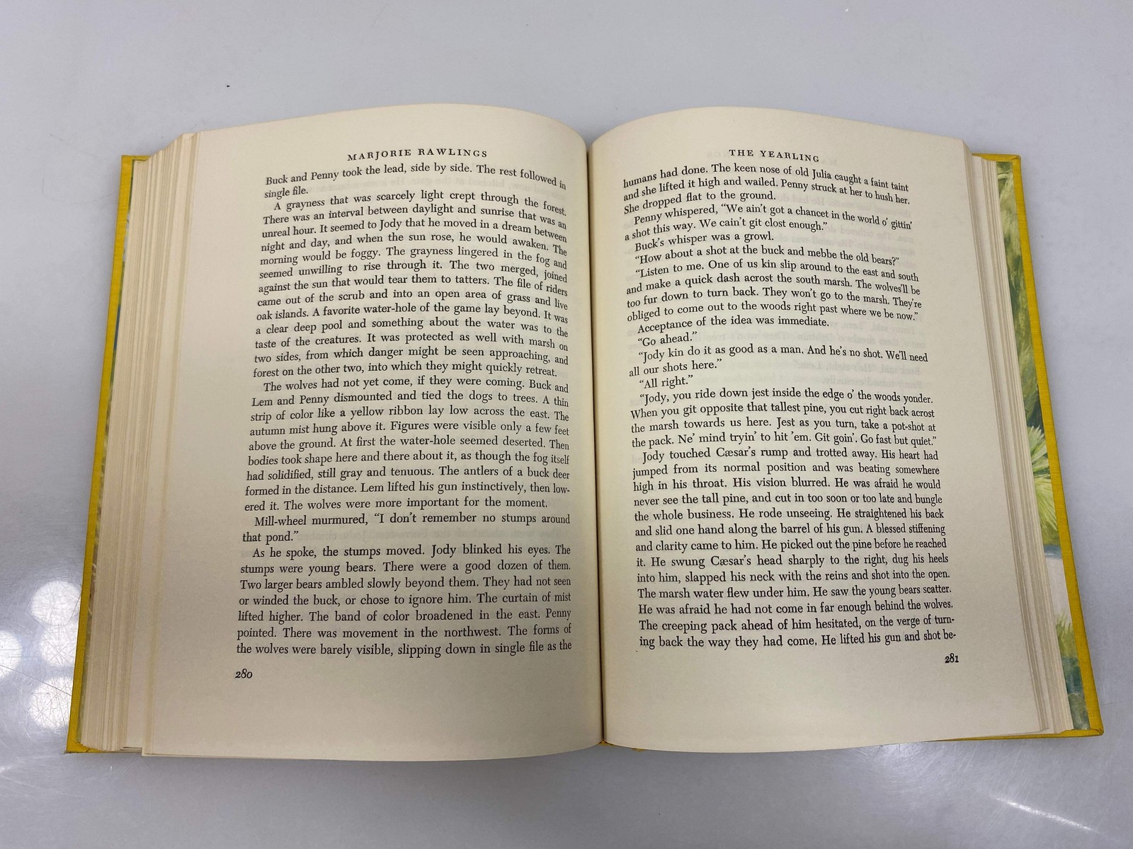 The Yearling by Marjorie Rawlings Ex-library 1939 HC