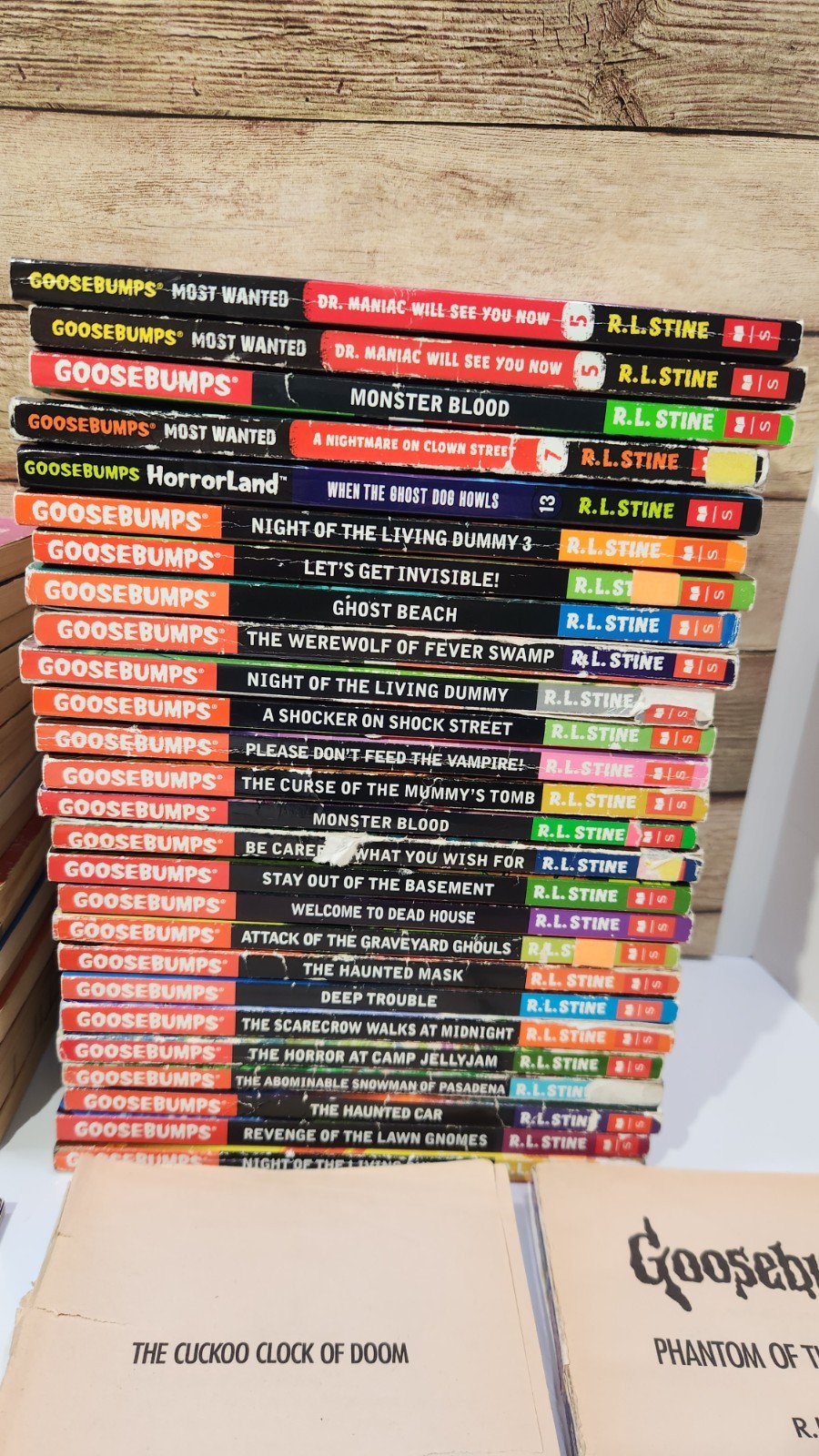 Goosebumps Books R.L. Stine Lot Of 45 Books Vintage 90s & 2000s See Description