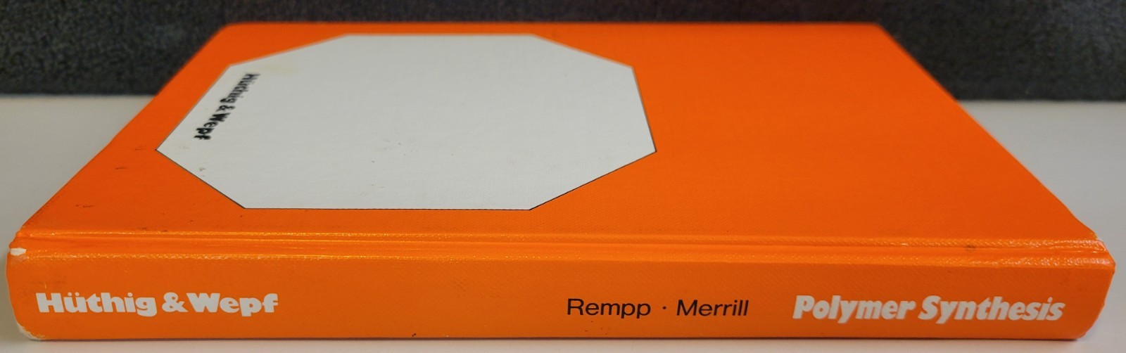 POLYMER SYNTHESIS (Rempp/Merrill) Germany HUTHIG WEPF Import HC Engineering BOOK