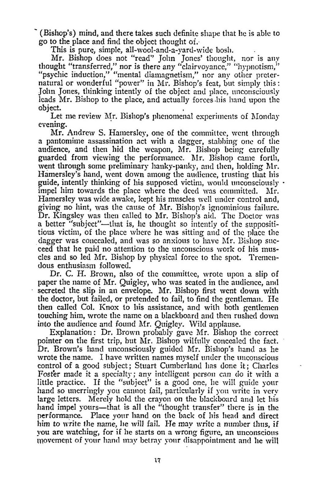 „1905“ How to Read People’s Minds 49 Pages