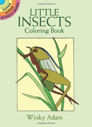 LITTLE INSECTS COLORING BOOK (DOVER LITTLE ACTIVITY BOOKS) By Winky Adam *Mint*