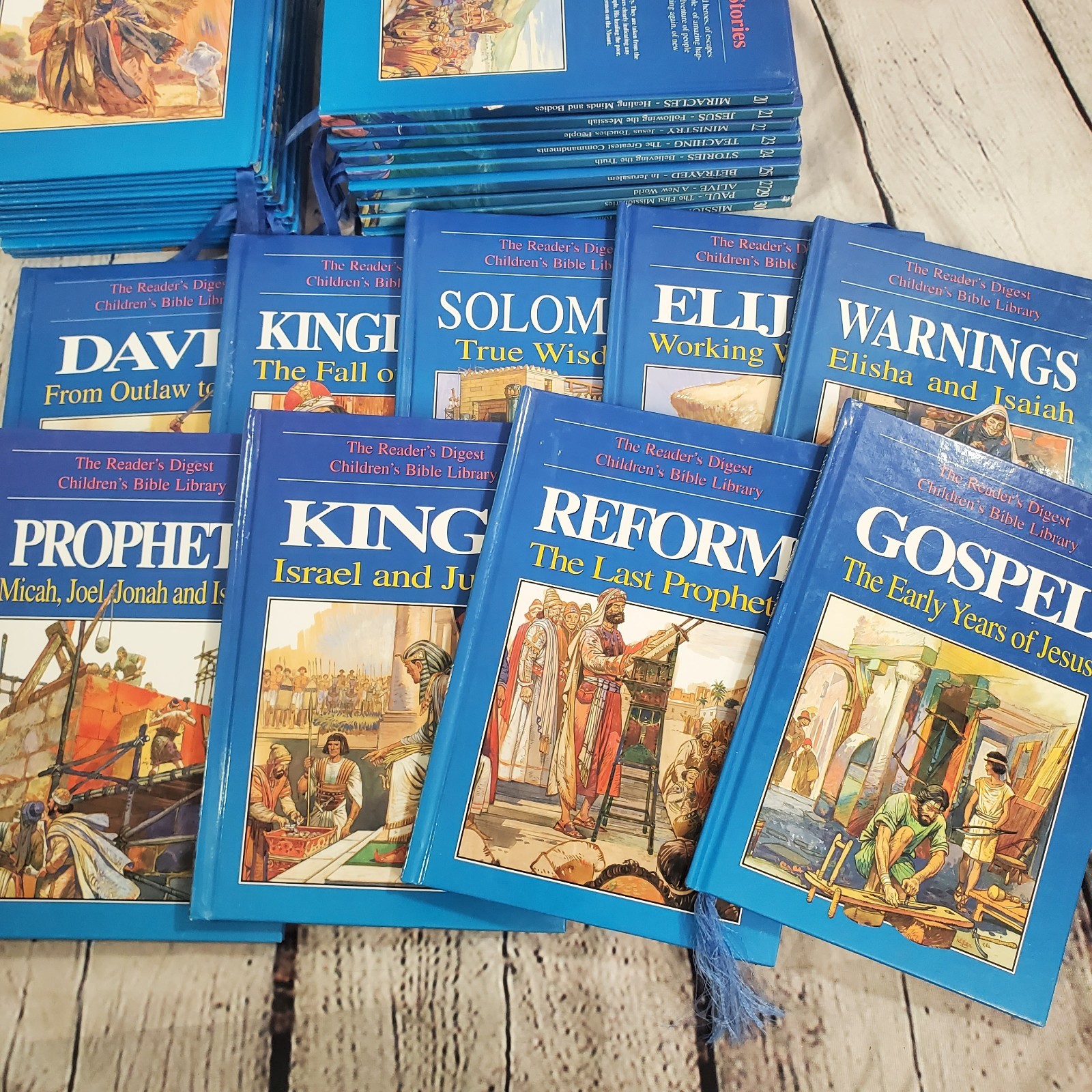 VTG Reader’s Digest Children’s Bible Library Set Near Complete SEE Description