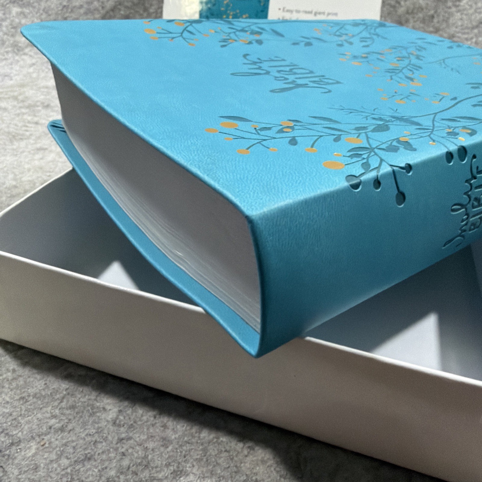 Thomas Nelson Giant Print Holy Bible (NKJV) – Aqua