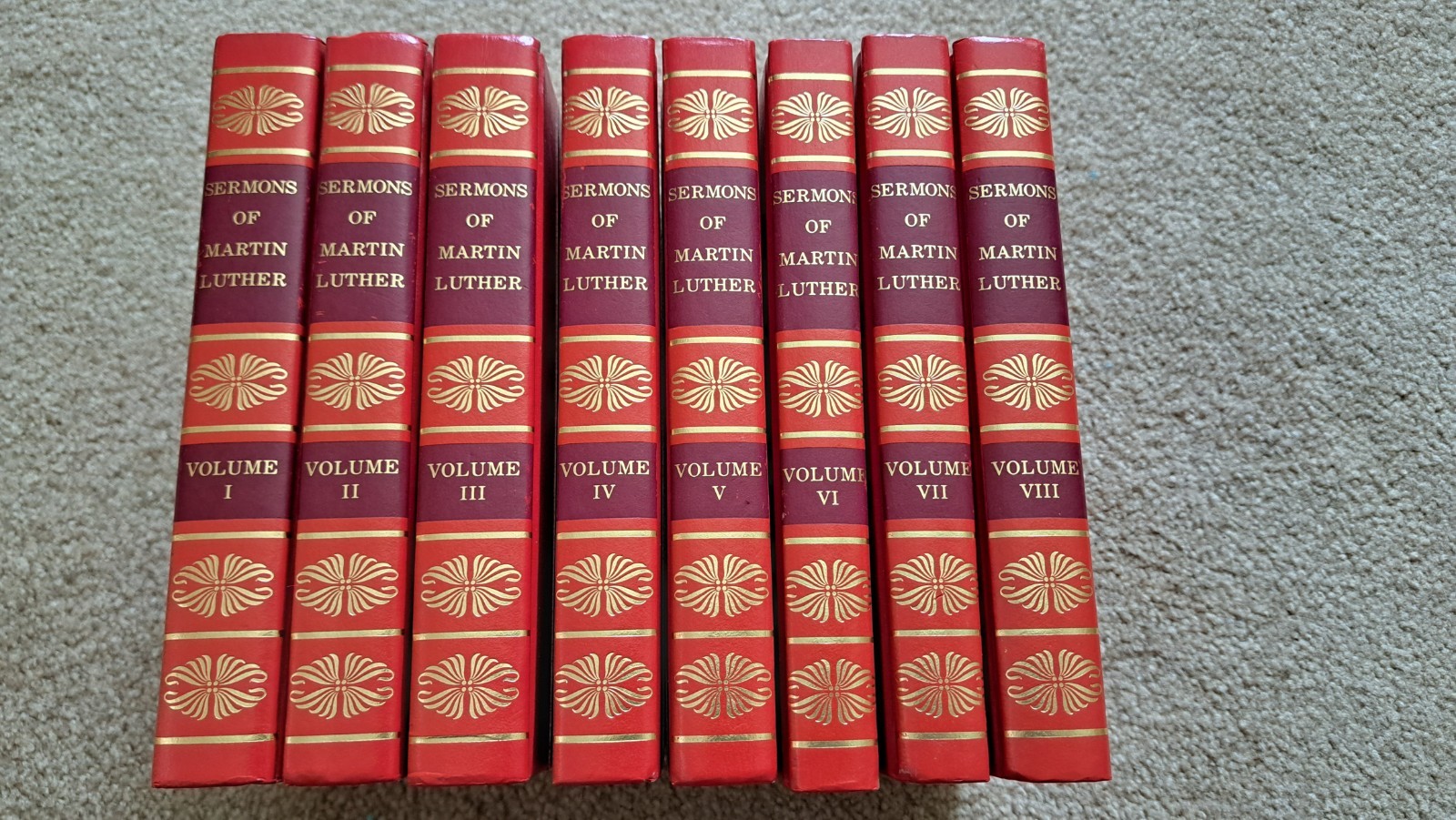 Sermons of Martin Luther Books 8 Volumes John Lenker Baker Book House