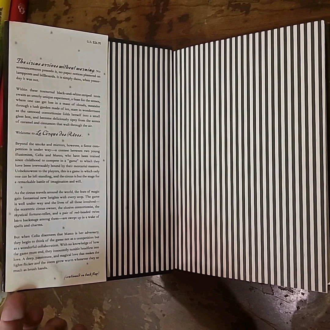 The Night Circus 2011 Erin Morgenstern HCDJ Book True First Edition 1st Print VG