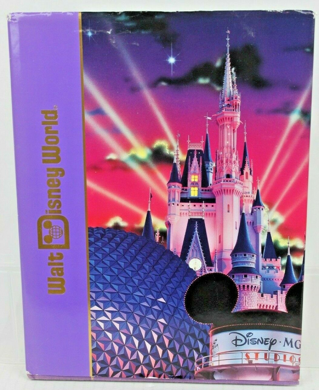 Walt Disney World Disney Kingdom Editions Purple Hardcover Book with Dust Jacket