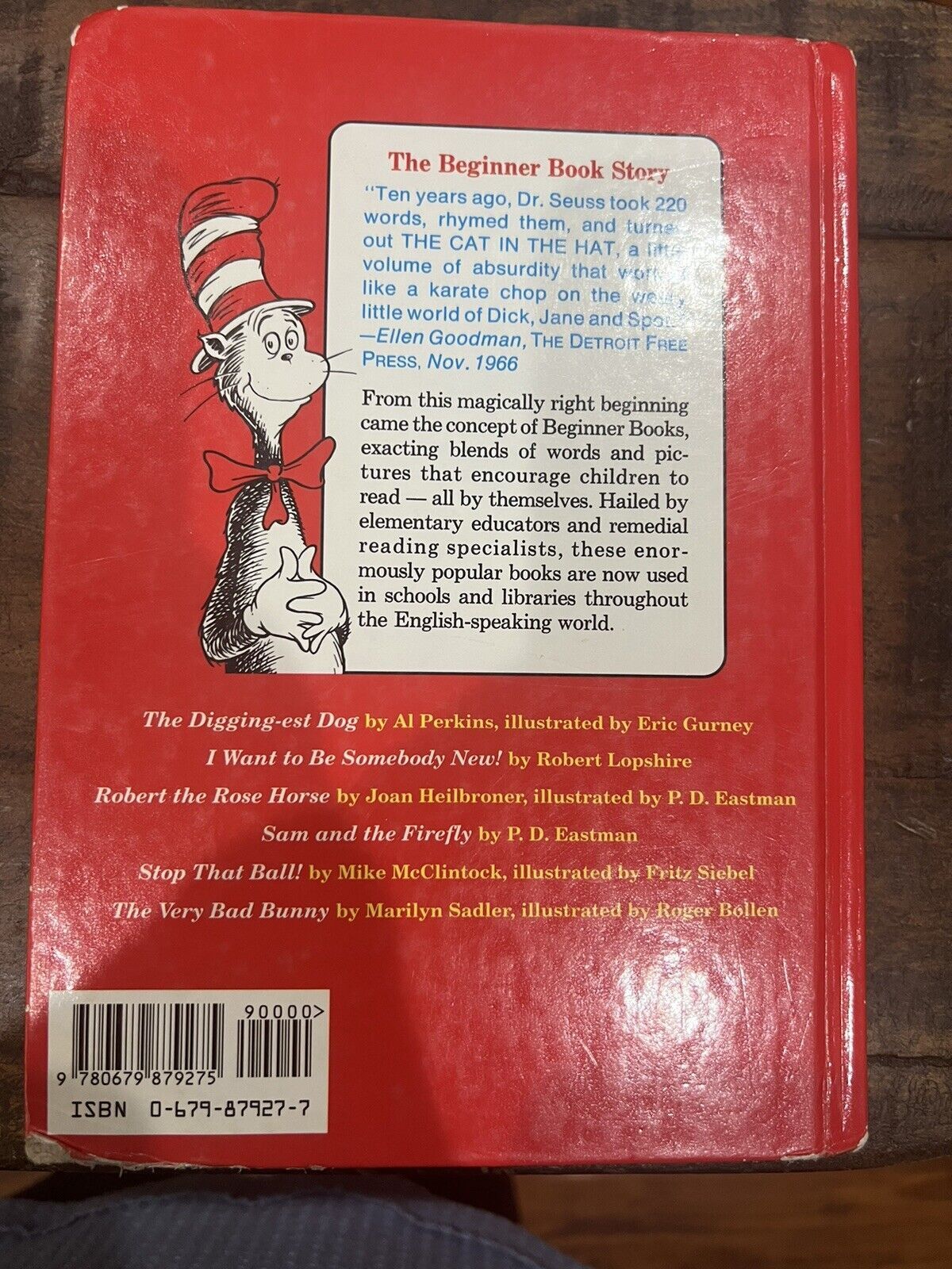 Dr. Seuss The Big Red Book of Beginner Hard Cover Several Stories 344 Pages