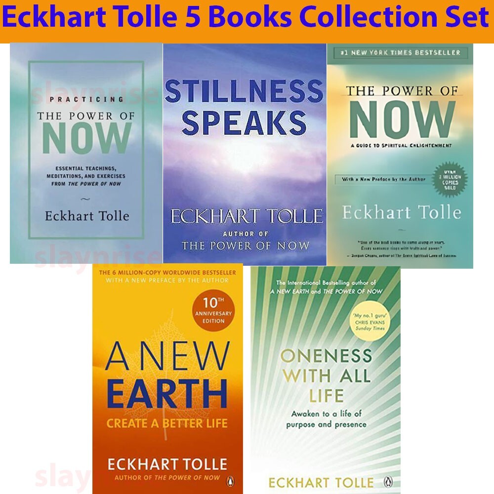 Eckhart Tolle The Power Of Now Collection 5 Books Set (Paperback UK IMPORT)