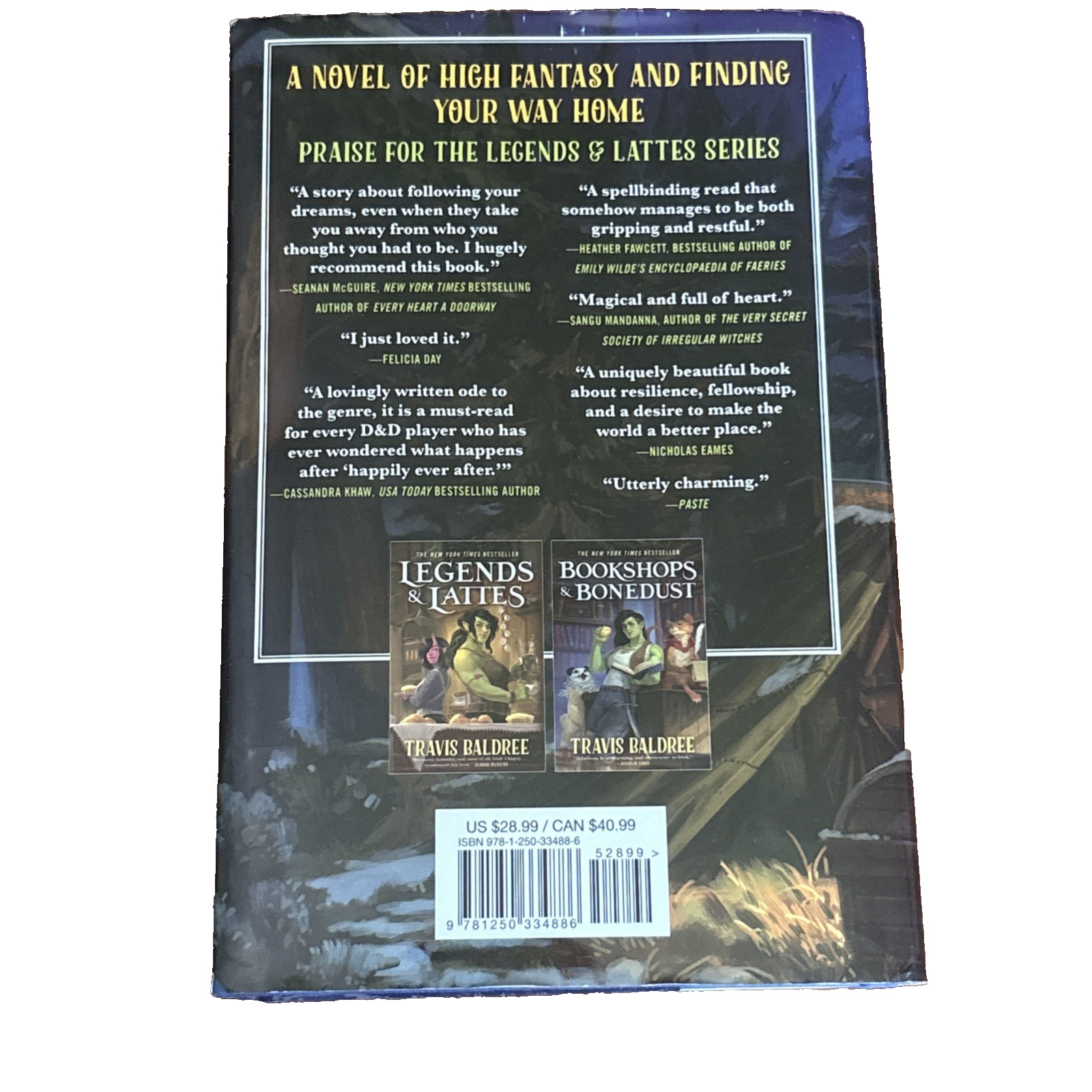 Brigands and Breadknives by Travis Baldree Hardcover 2025 New Legends & Lattes