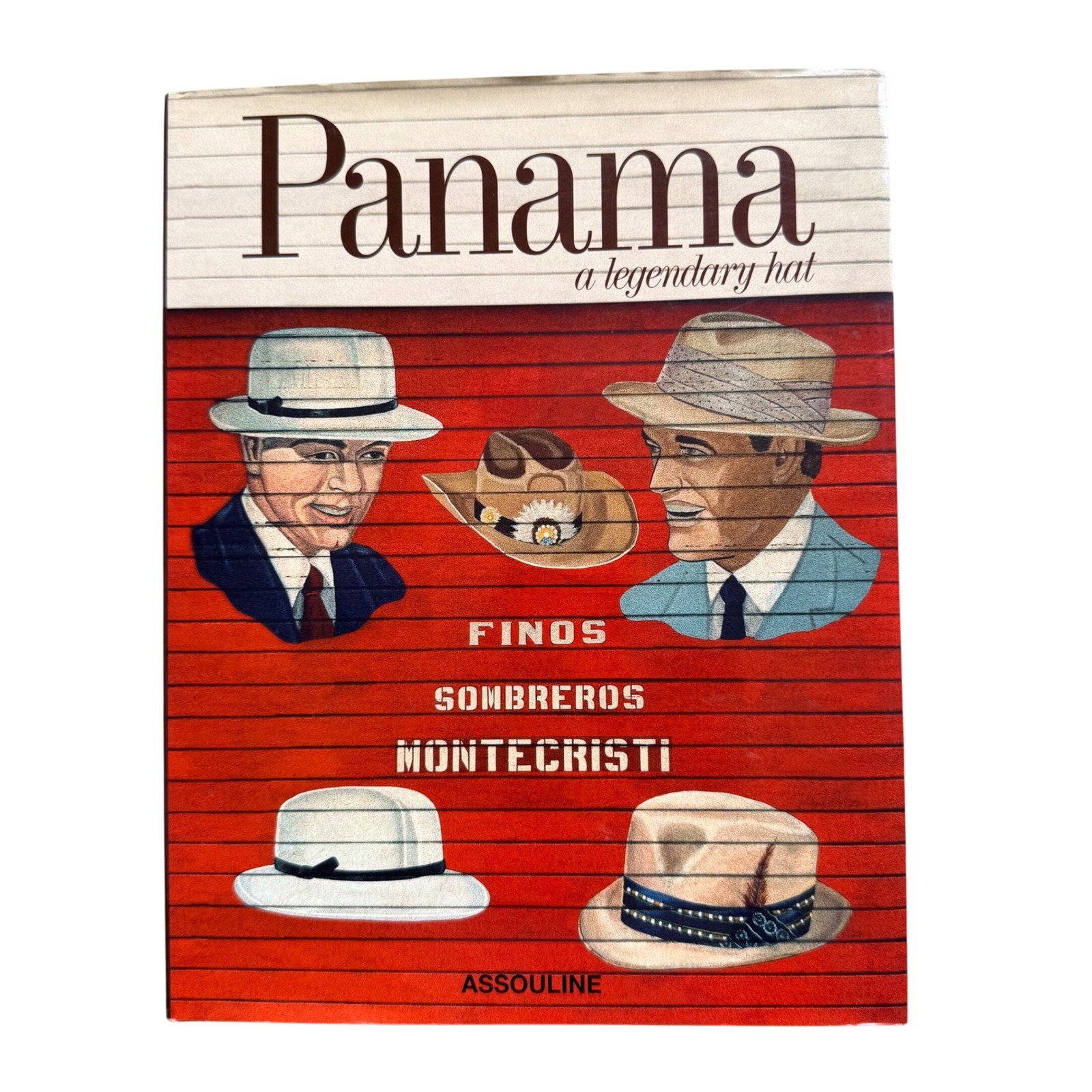 Assouline Panama A Legendary Hat Hardcover Book Multicolor Fashion History 2004