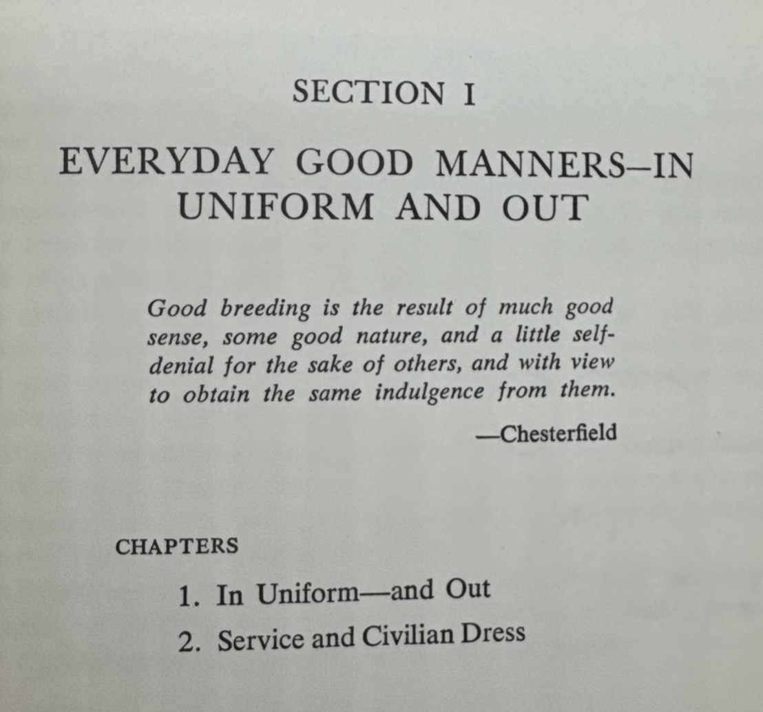 1959 Navy Service Etiquette by Bruce McCandless US Naval Institute