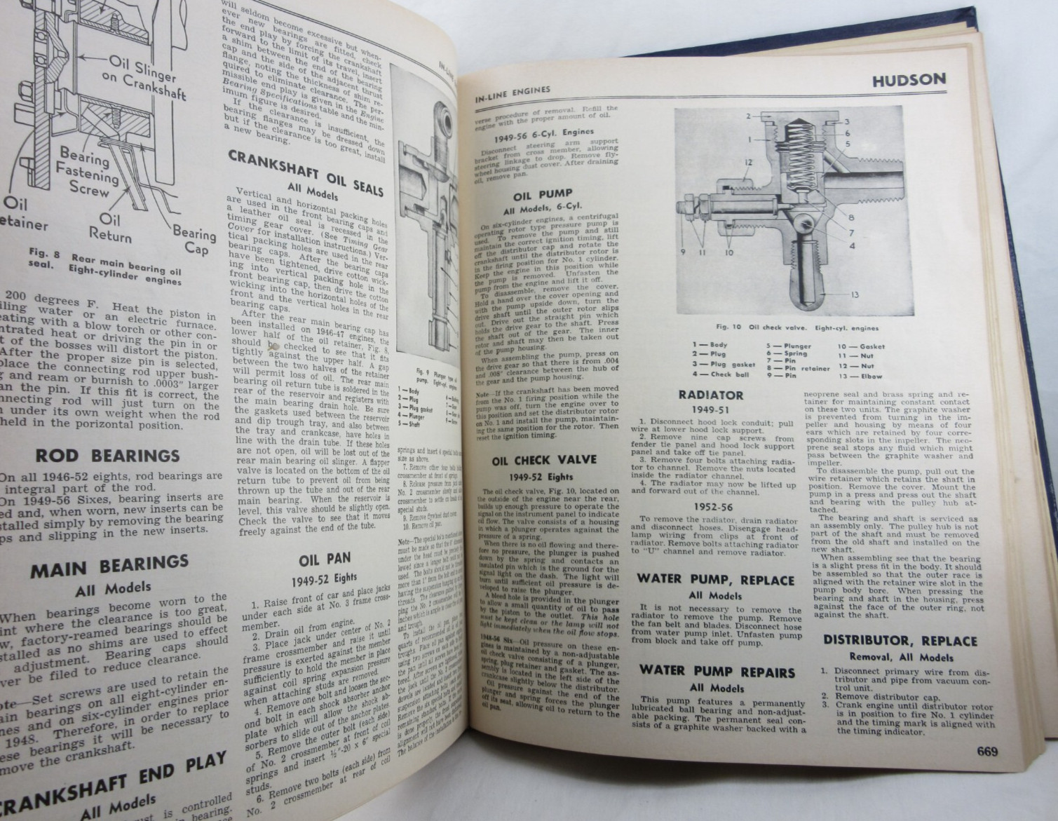 MOTORS AUTO REPAIR MANUAL * 1958 Third Printing * 1949-1958 Models – 21st -Book