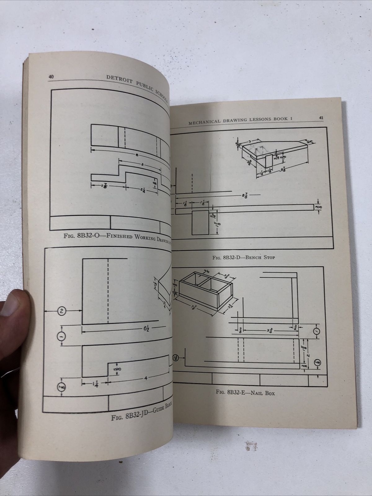 Mechanical Drawing Lessons: Intermediate, Bk 1 – Detroit Schools (PB, 1935)