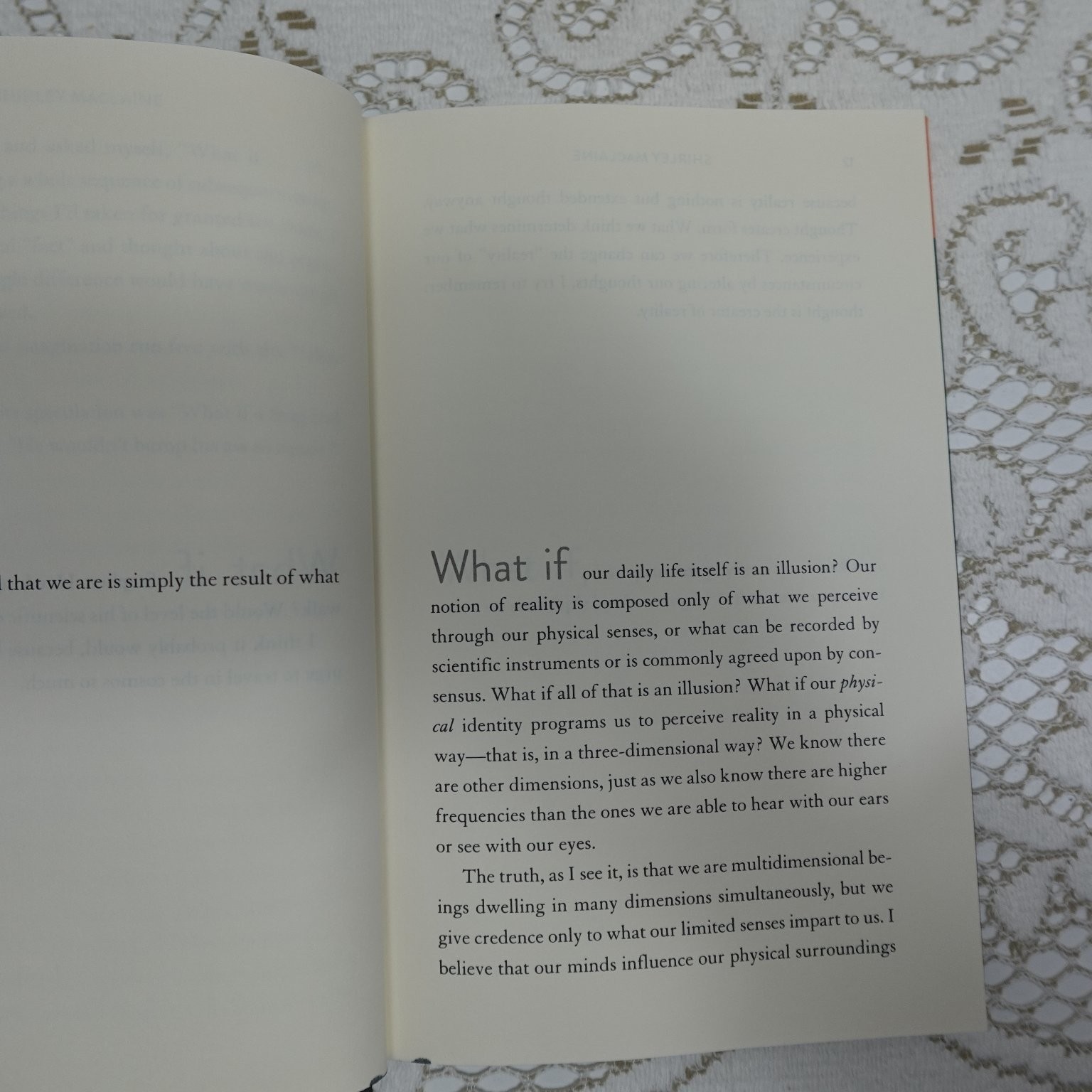 What If… Shirley MacLaine 2013 First Edition Memoir Biography Atria Books