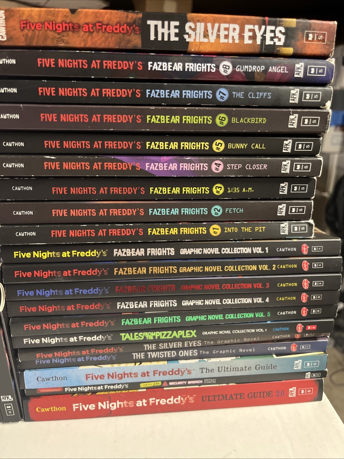 Five Nights at Freddy’s Books Lot of 31 Graphix Paperback Fazebear Pizzaplex