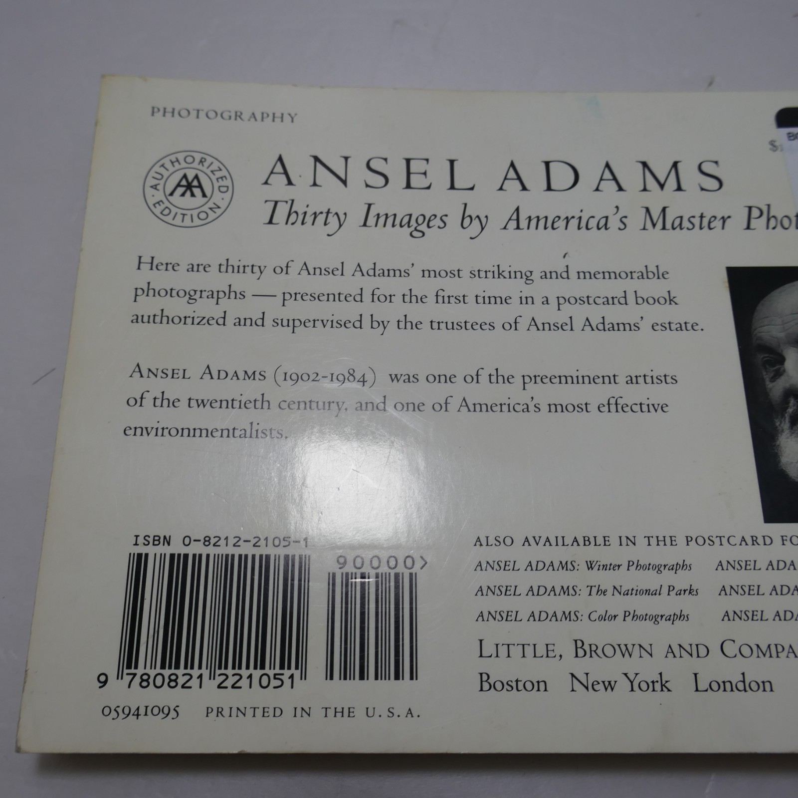 Ansel Adams: Thirty Photographs : A Postcard Folio Book