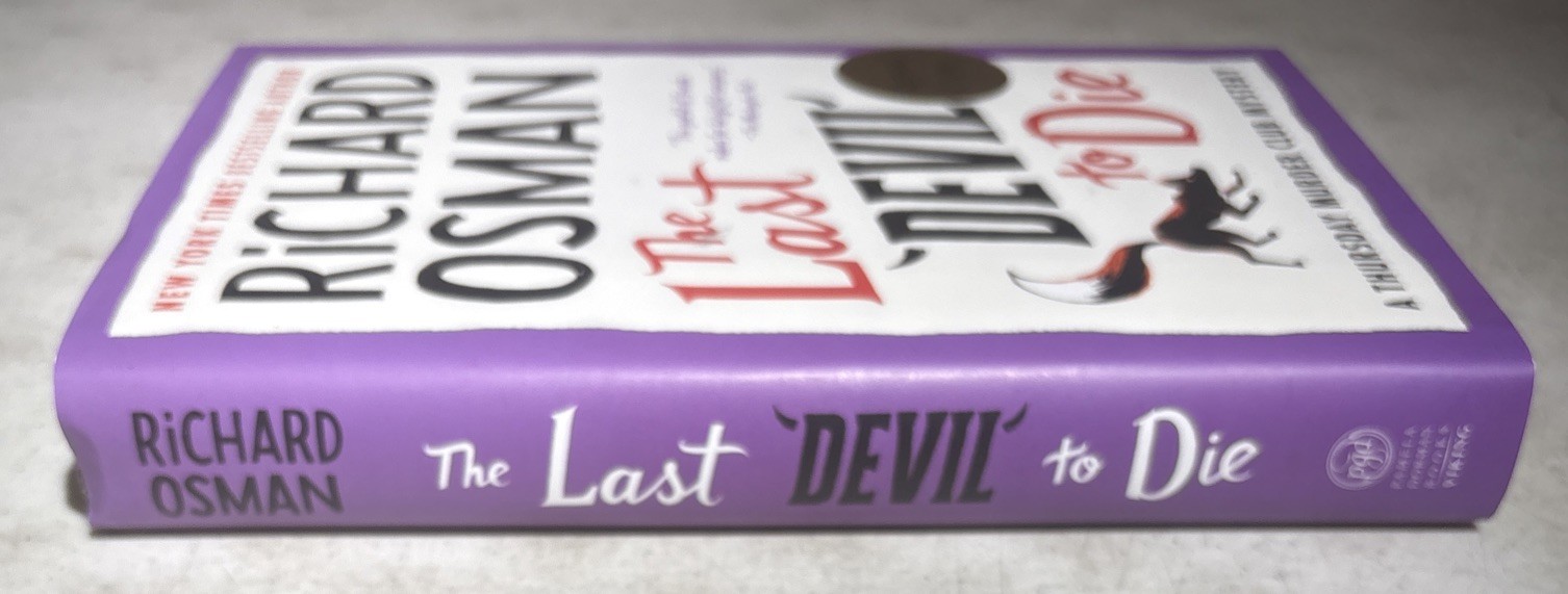 The Last Devil to Die by Richard Osman, signed FIRST EDITION, first printing