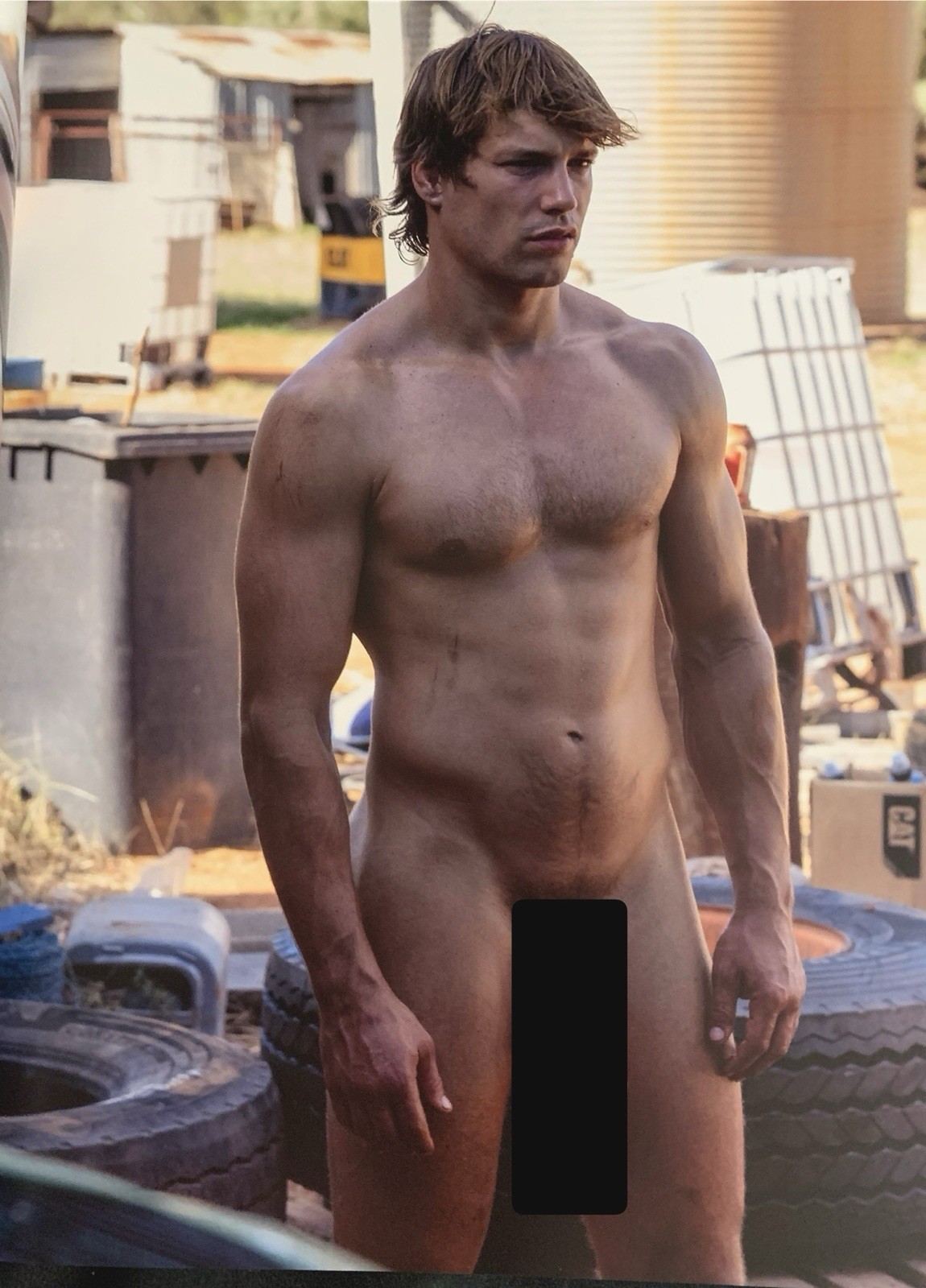 GARAGE BDE VIRILE GIRTH 13 LONG BULGE UNCUT ERECT SWEAT JOCK MUSCLE Paul Freeman