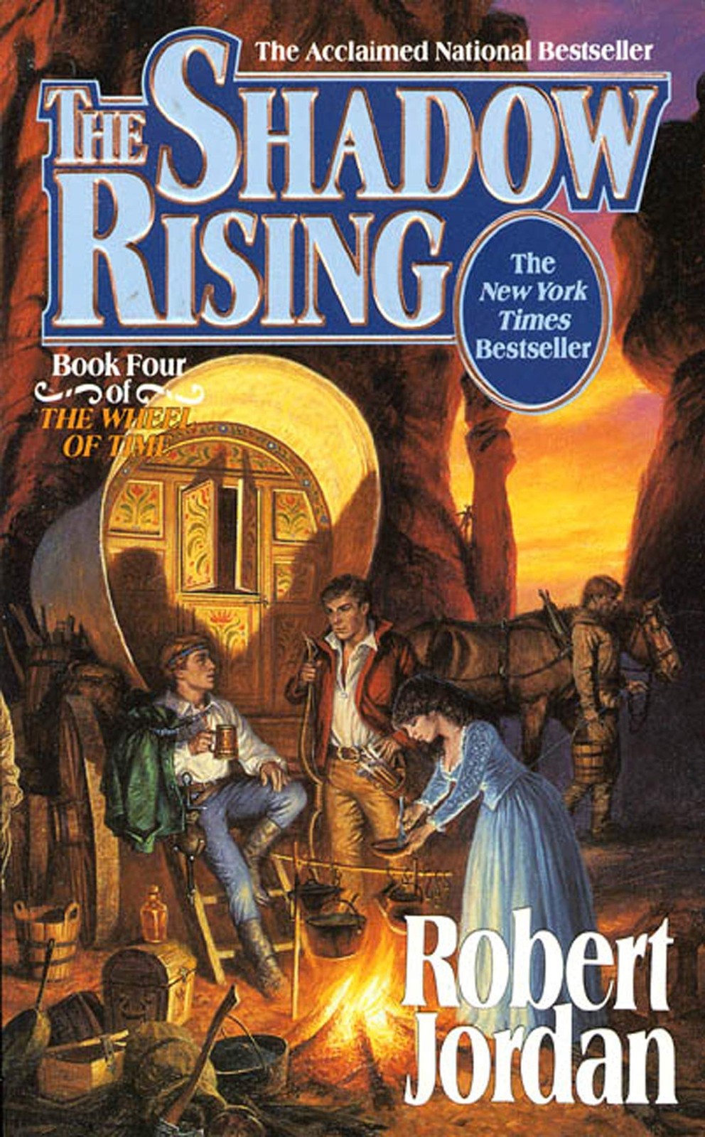 The Shadow Rising (The Wheel of Time, Book 4) Jordan, Robert mass market pap…
